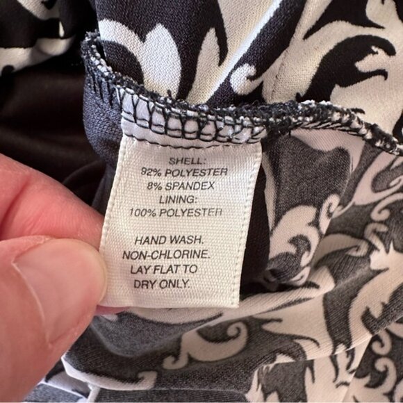 WHBM twist front stretch knit dress long sleeve ladies‎ size 12 - Picture 5 of 7